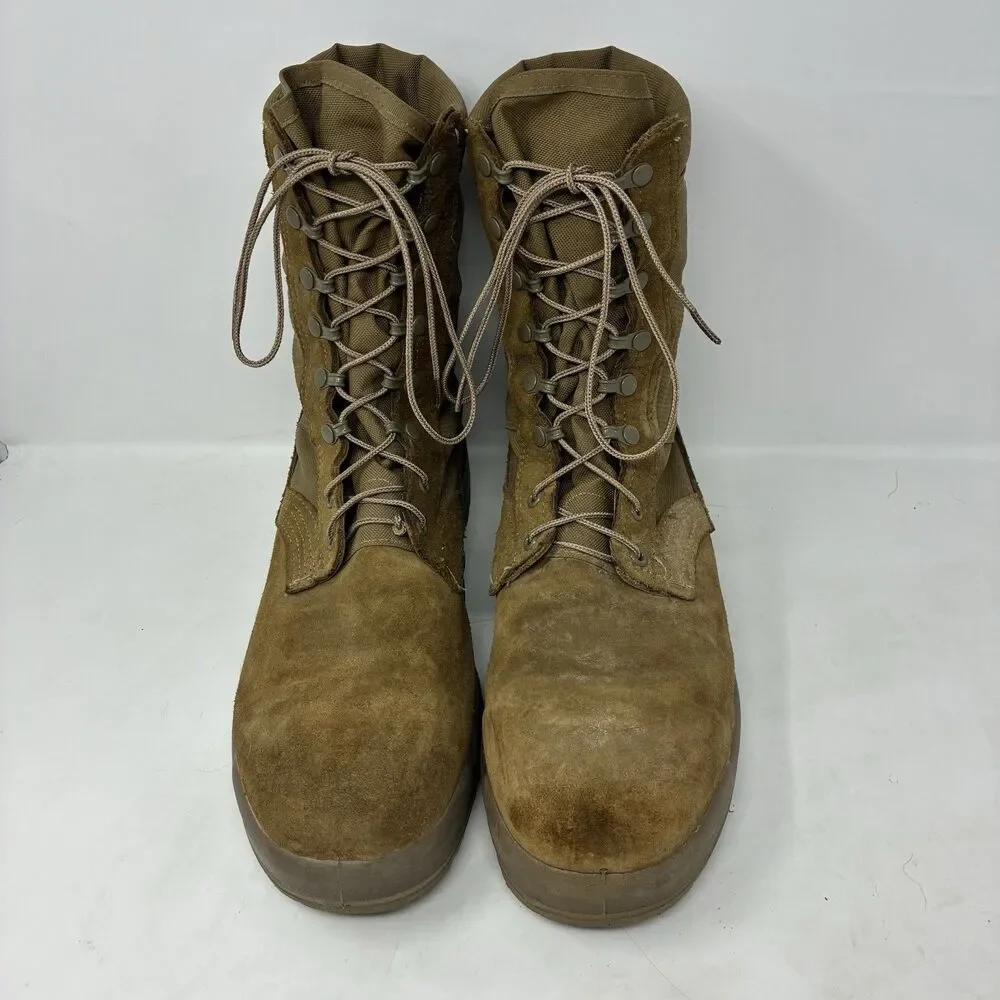 Belleville 23-D-0053 AHWC Mens 13.0 R Brown Suede Hot Weather Combat Boots 10/25